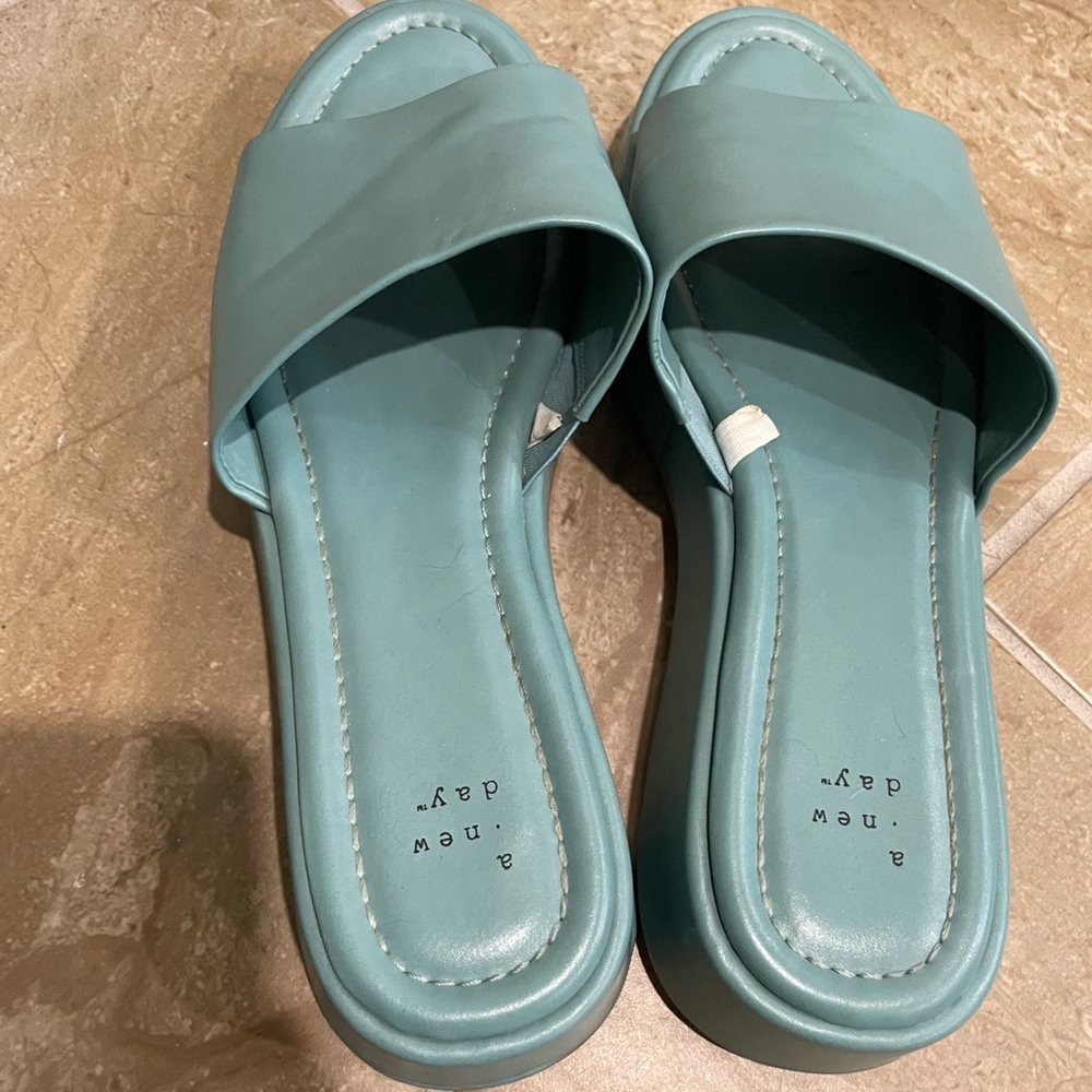 A New Day Turquoise Platform Sandal